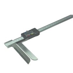 Knife-Edge Digital Inside Caliper For Inside Groove With Long Jaw