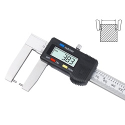 Digital Outside Groove Caliper with Cylinder Point